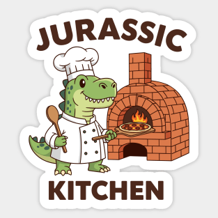 Jurassic Kitchen Sticker